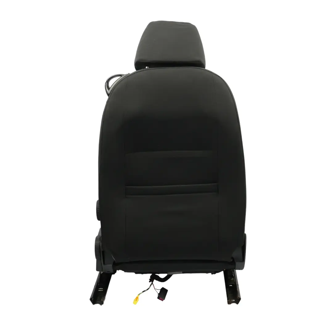 Volkswagen Eos 1F Seat Front Left N/S Interior Cloth Fabric Titan Black - SKU 1Q0881805CD-1 - Part number 1Q0881805CD