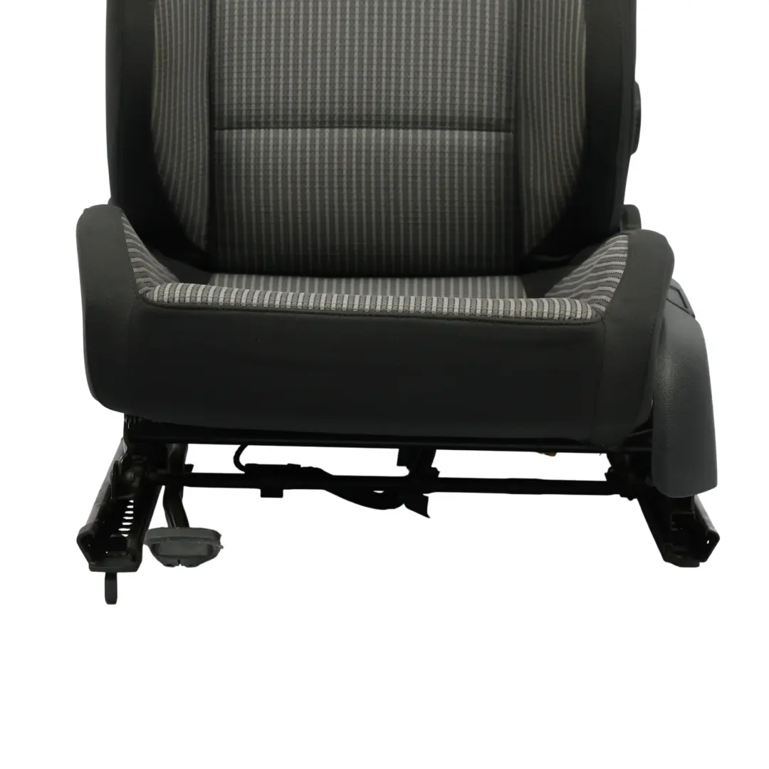 Volkswagen Eos 1F Seat Front Left N/S Interior Cloth Fabric Titan Black - SKU 1Q0881805CD-1 - Part number 1Q0881805CD