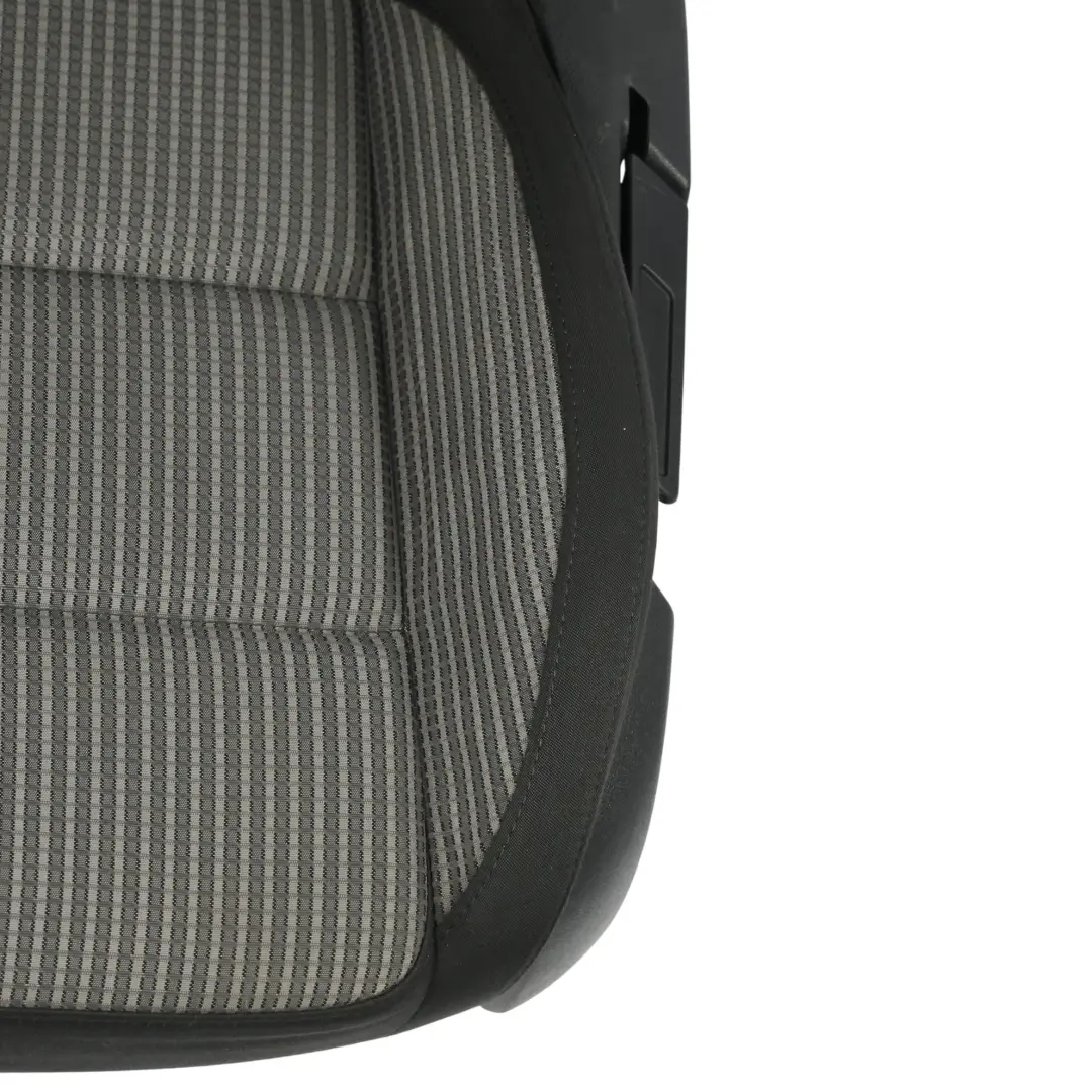 Volkswagen Eos 1F Seat Front Left N/S Interior Cloth Fabric Titan Black - SKU 1Q0881805CD-1 - Part number 1Q0881805CD