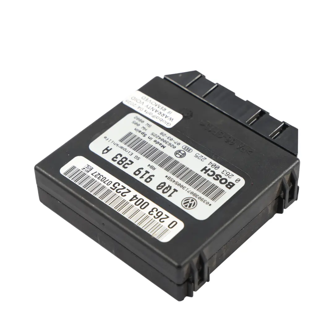 1F Parking Aid PDC Sensor Control Unit Module ECU to Volkswagen Eos with Part number 1Q0919283A Volkswagen Eos 1F Parking Aid PDC Sensor Control Unit Module ECU - SKU 1Q0919283A - Part number 1Q0919283A