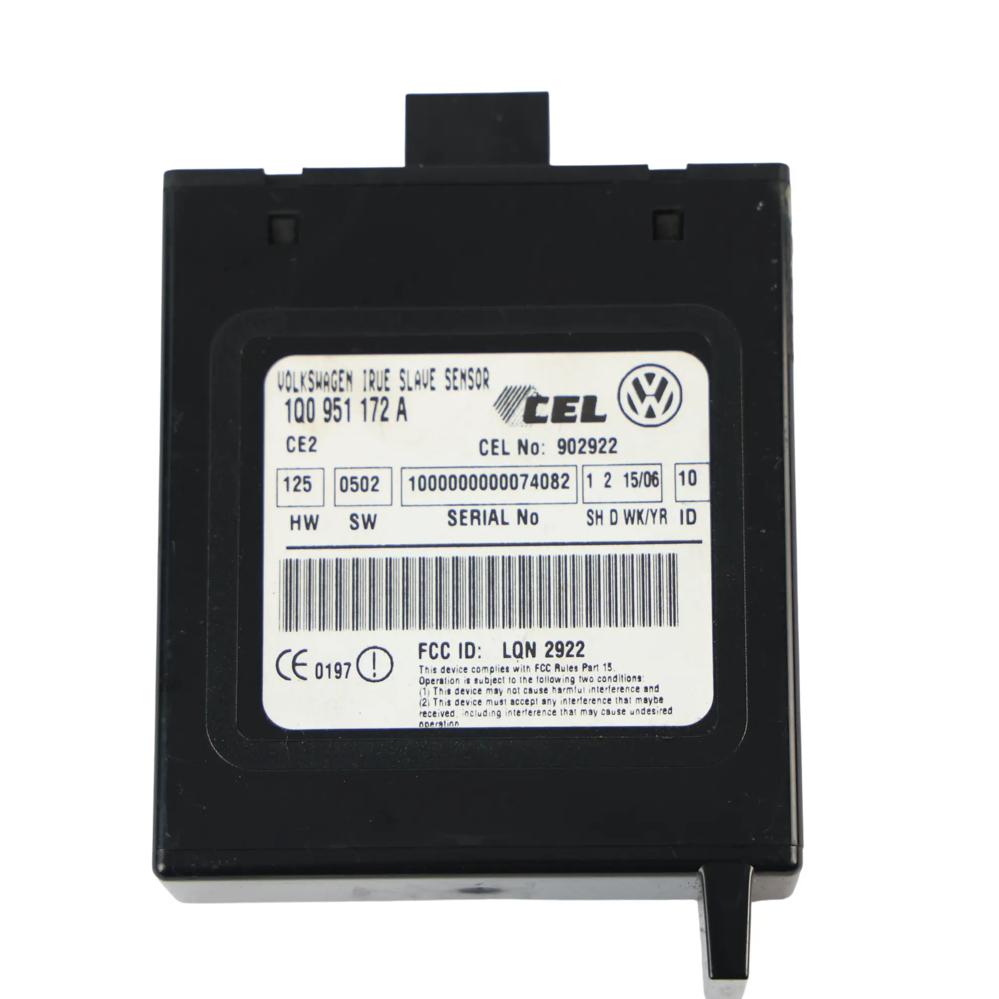 Volkswagen Eos Module Capteur Alarme 1Q0951172A