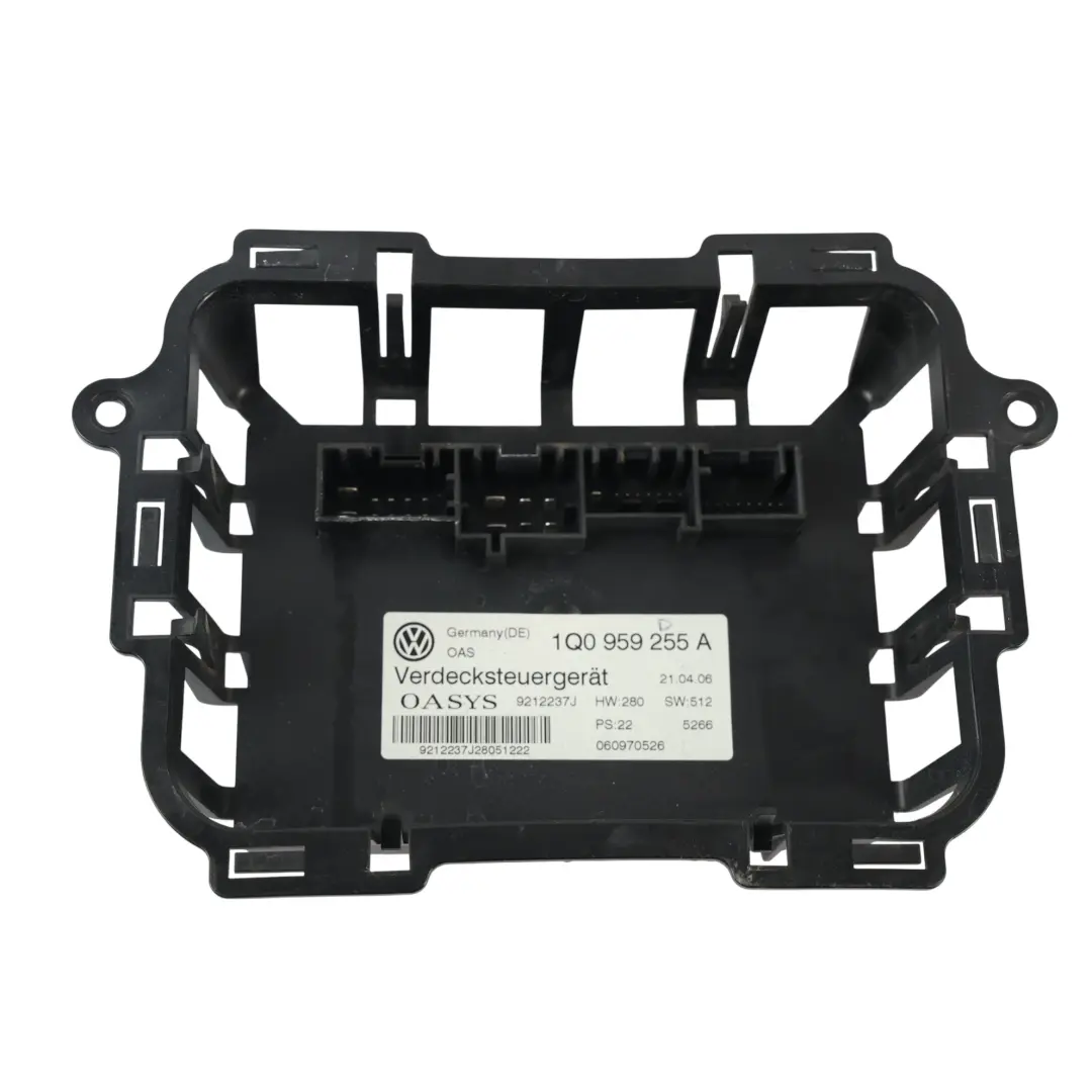 1F Module Unité Contrôle Toit Cabriolet pour Volkswagen Eos à propos du numéro de pièce 1Q0959255A Volkswagen Eos 1F Module Unité Contrôle Toit Cabriolet - SKU 1Q0959255A - Numéro de pièce 1Q0959255A