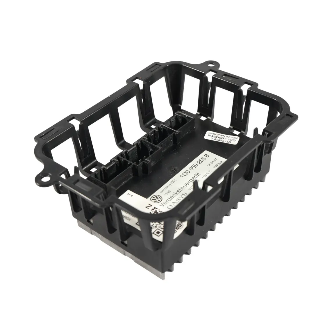 Volkswagen Eos 1F Cabriolet Modulo Controllo ECU Tetto Idraulico - SKU 1Q0959255B - Numero di parte 1Q0959255B