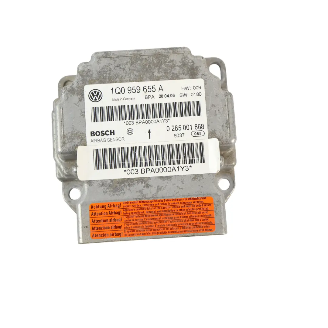 1F Air Module Control Unit ECU to VW Volkswagen Eos with Part number 1Q0959655A VW Volkswagen Eos 1F Air Module Control Unit ECU - SKU 1Q0959655A - Part number 1Q0959655A