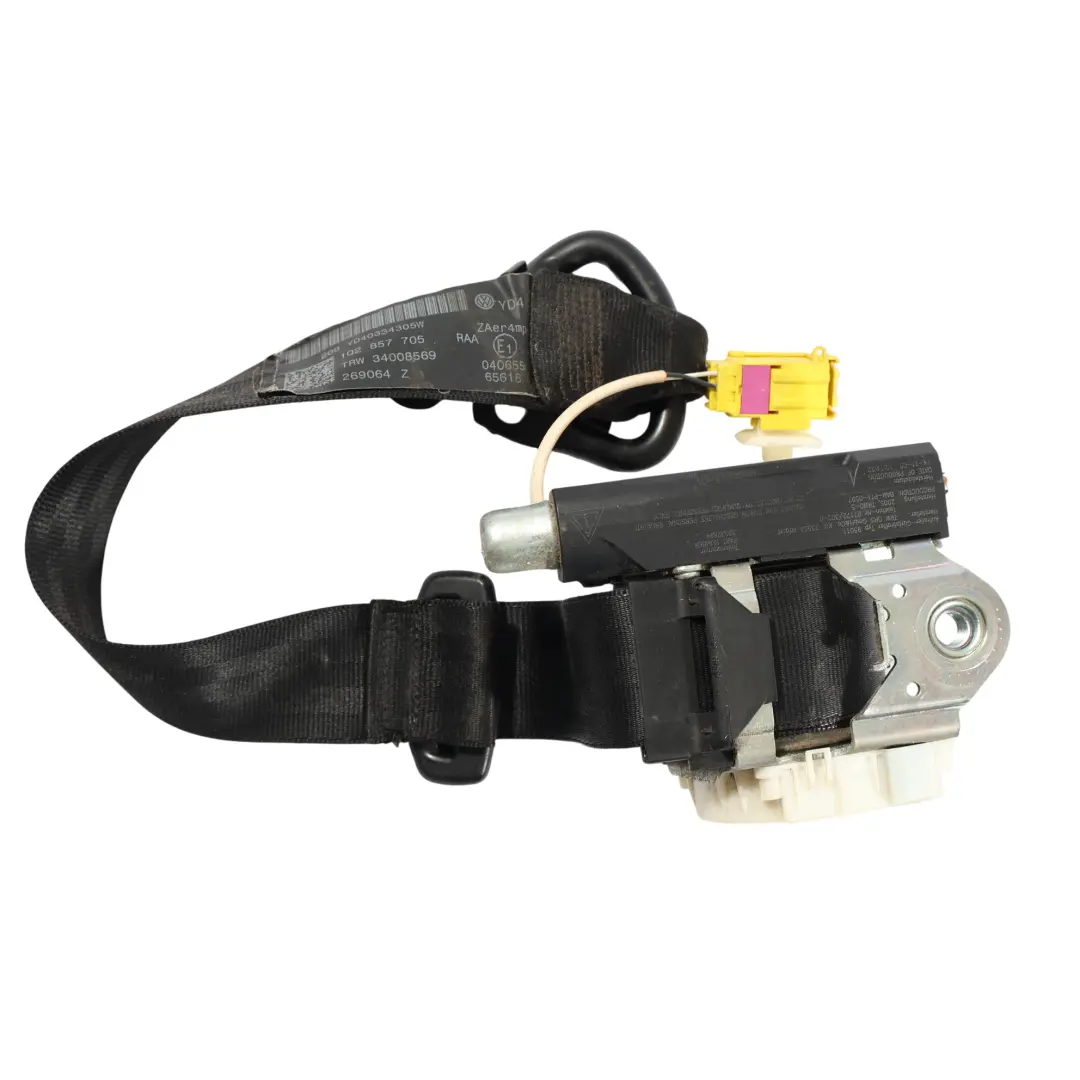Seatbelt Front Left N/S Passenger Side Seat Belt to Volkswagen Eos with Part number 1Q2857705 Volkswagen Eos Seatbelt Front Left N/S Passenger Side Seat Belt - SKU RHD-1Q2857705 - Part number 1Q2857705