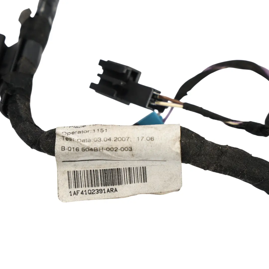 VW Volkswagen Eos 1F Seat Wire Harness Cable Loom Front Right O/S - SKU RHD-1Q2971391AR - Part number 1Q2971391AR
