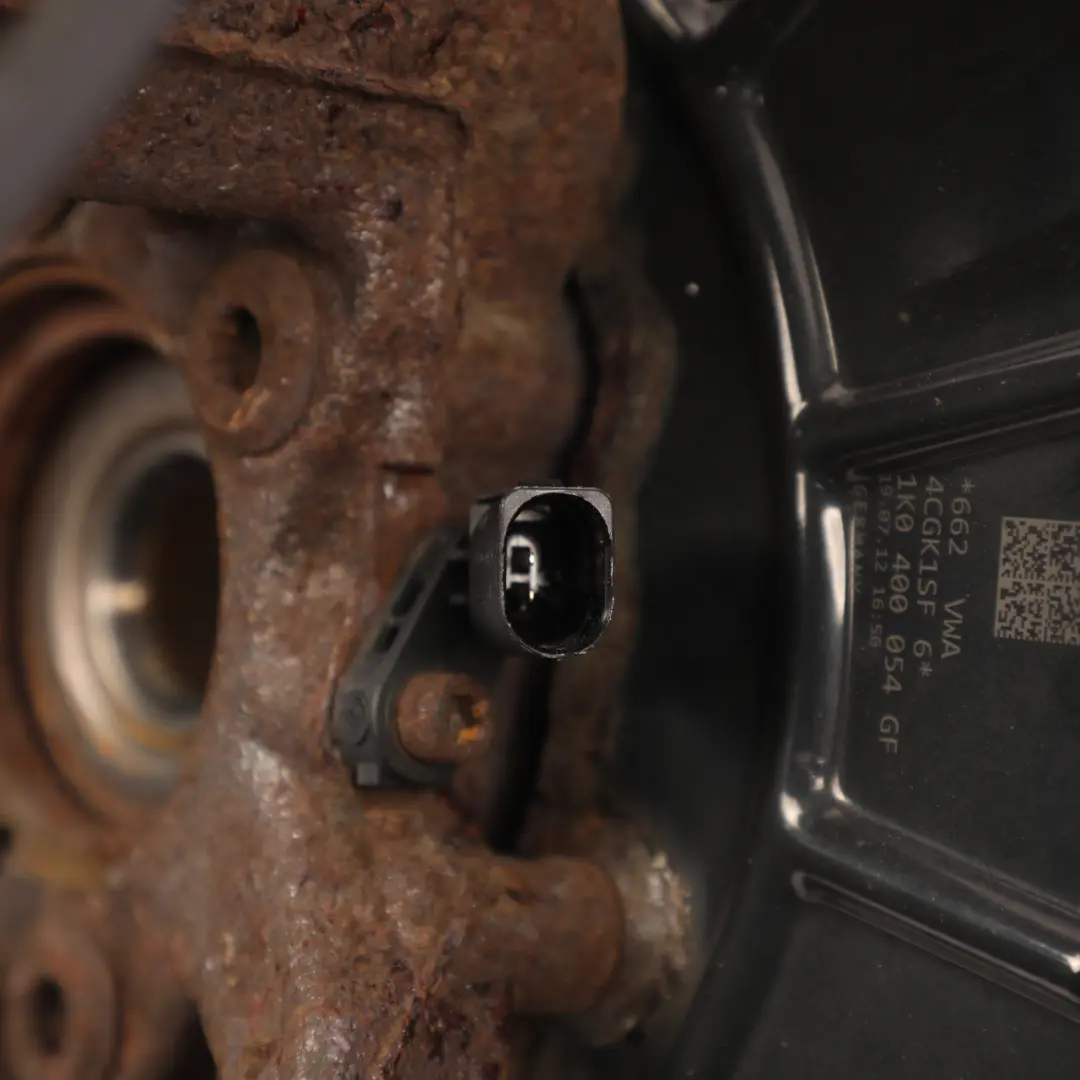 Mk6 Suspension Leg Front Right O/S Spring Strut Wheel Carrier Brake Disc to VW Golf with Part number 1T0413031HN VW Golf Mk6 Suspension Leg Front Right O/S Spring Strut Wheel Carrier Brake Disc - SKU 1T0413031HN-1 - Part number 1T0413031HN