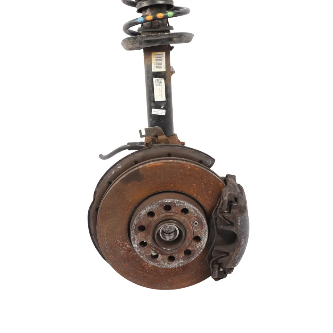 VW Golf Mk6 Suspension Leg Front Right O/S Spring Strut Wheel Carrier Brake Disc - SKU 1T0413031HN-1 - Part number 1T0413031HN