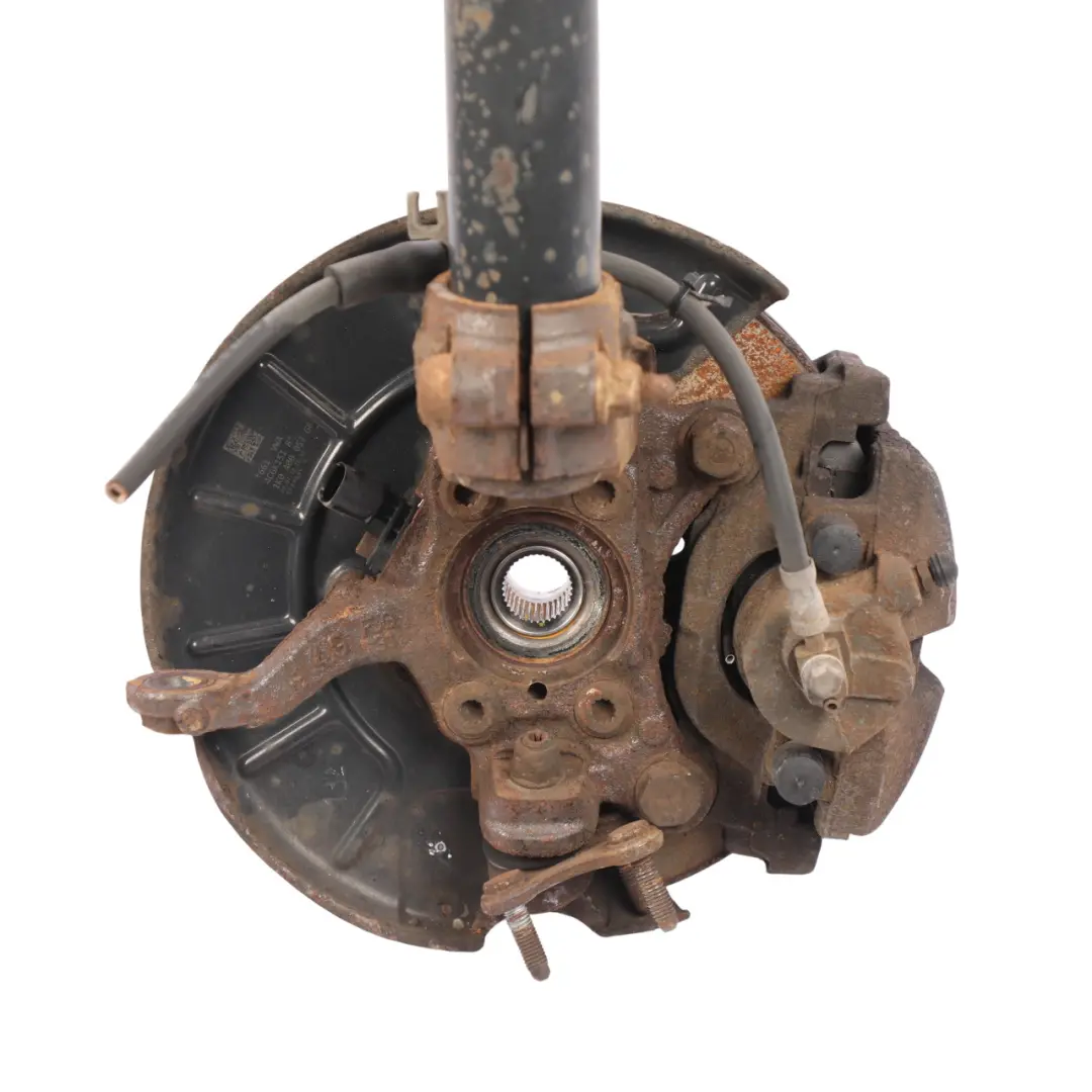 VW Golf Mk6 Suspension Leg Front Left N/S Spring Strut Wheel Carrier Brake Disc - SKU 1T0413031HN-2 - Part number 1T0413031HN