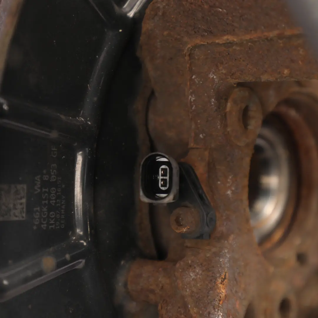 Mk6 Suspension Leg Front Left N/S Spring Strut Wheel Carrier Brake Disc to VW Golf with Part number 1T0413031HN VW Golf Mk6 Suspension Leg Front Left N/S Spring Strut Wheel Carrier Brake Disc - SKU 1T0413031HN-2 - Part number 1T0413031HN