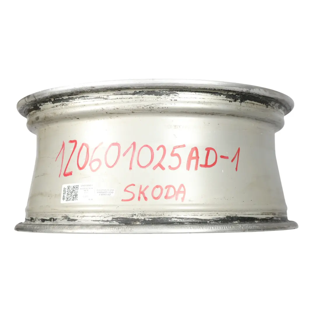 Skoda Octavia RS Mk2 Argento Cerchio In Lega 18" 7.5J ET:51 - SKU 1Z0601025AD-1 - Numero di parte 1Z0601025AD