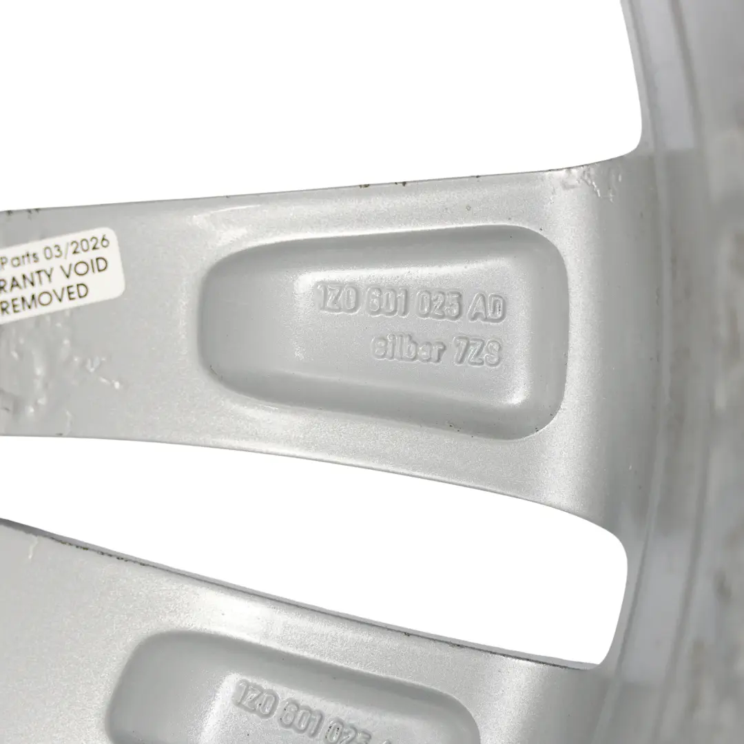 Skoda Octavia RS Mk2 Llanta De Aleación Plateada 18" 7.5J ET:51 - SKU 1Z0601025AD-2 - Número de pieza 1Z0601025AD