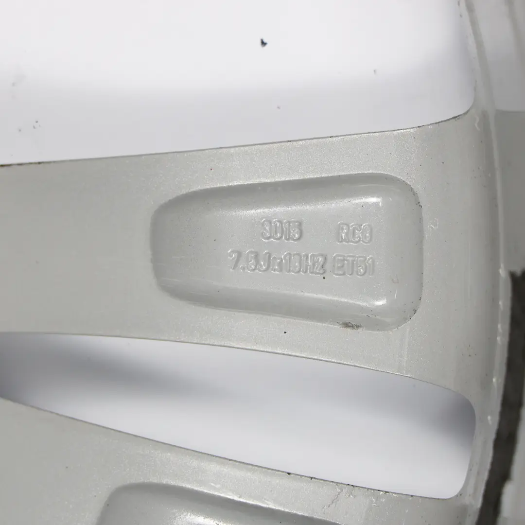 Skoda Octavia RS Mk2 Srebrna Felga Aluminiowa 18" 7.5J ET:51 - SKU 1Z0601025AD-2 - Numer Części 1Z0601025AD