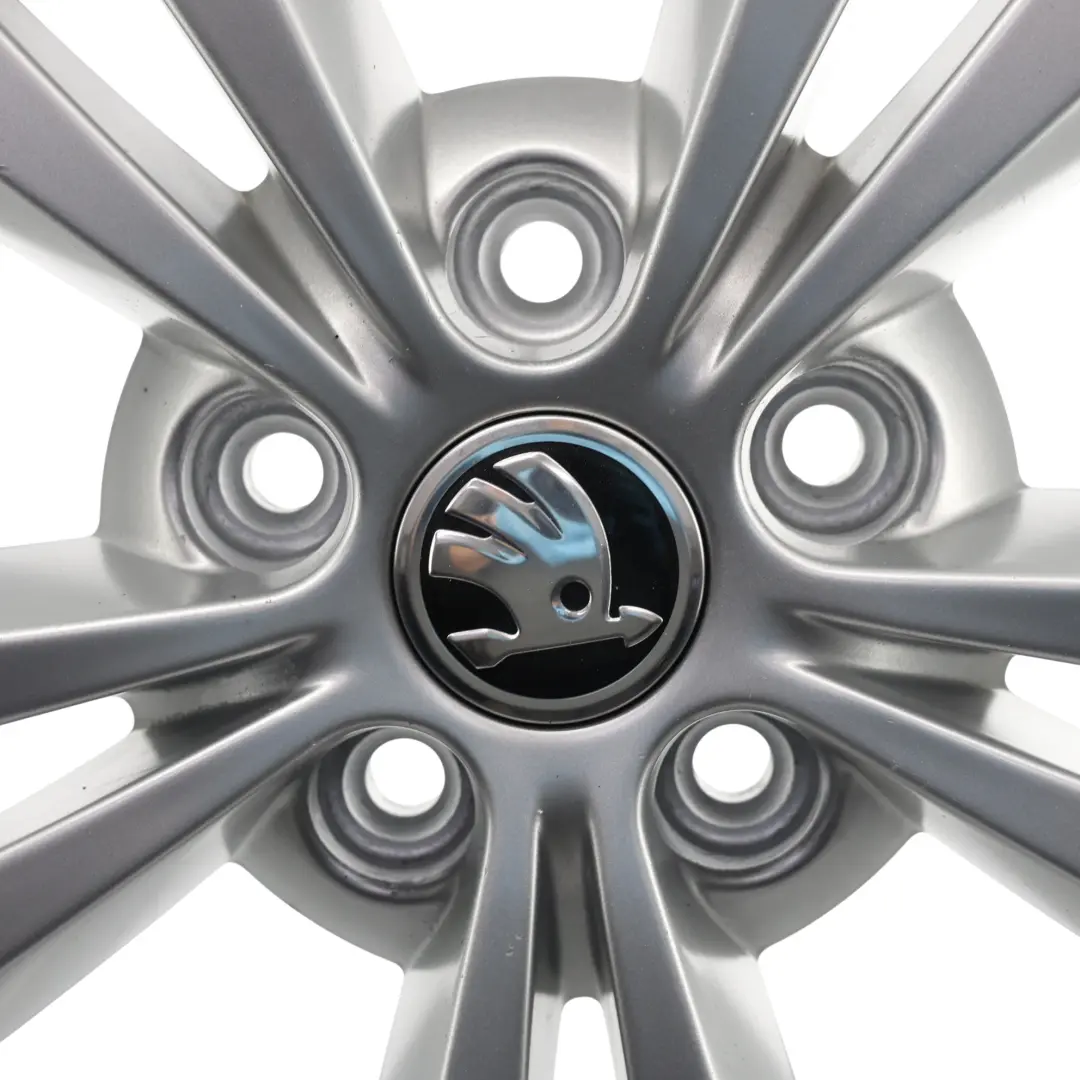 Skoda Octavia RS Mk2 Argento Cerchio In Lega 18" 7.5J ET:51 - SKU 1Z0601025AD-2 - Numero di parte 1Z0601025AD