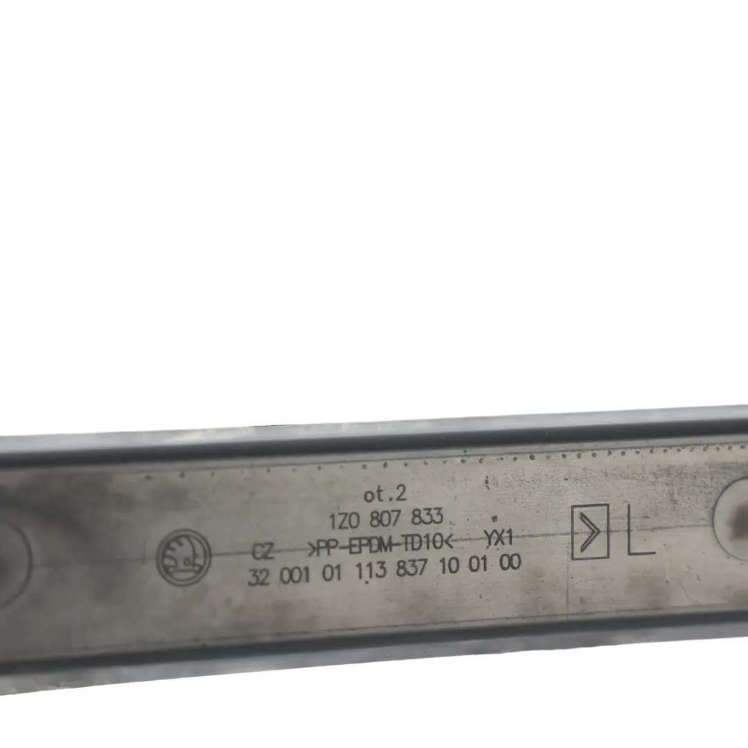 Skoda Octavia RS 1Z Front Bump Strip Bumper Reinforcement Left N/S - SKU 1Z0807833 - Part number 1Z0807833