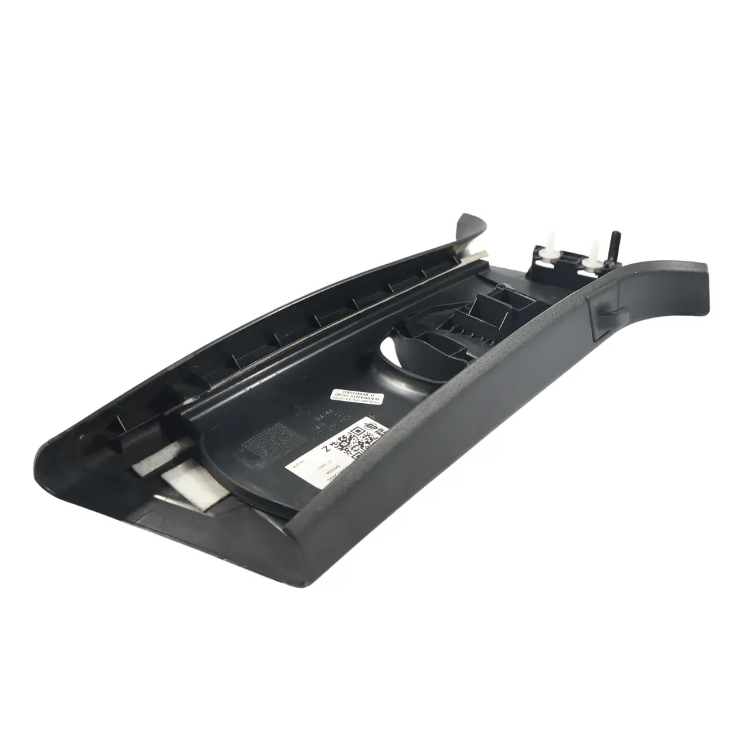 Skoda Octavia MK2 Pilar B Cubierta Cinturón Seguridad Izquierdo Negro - SKU 1Z0867293C - Número de pieza 1Z0867293C