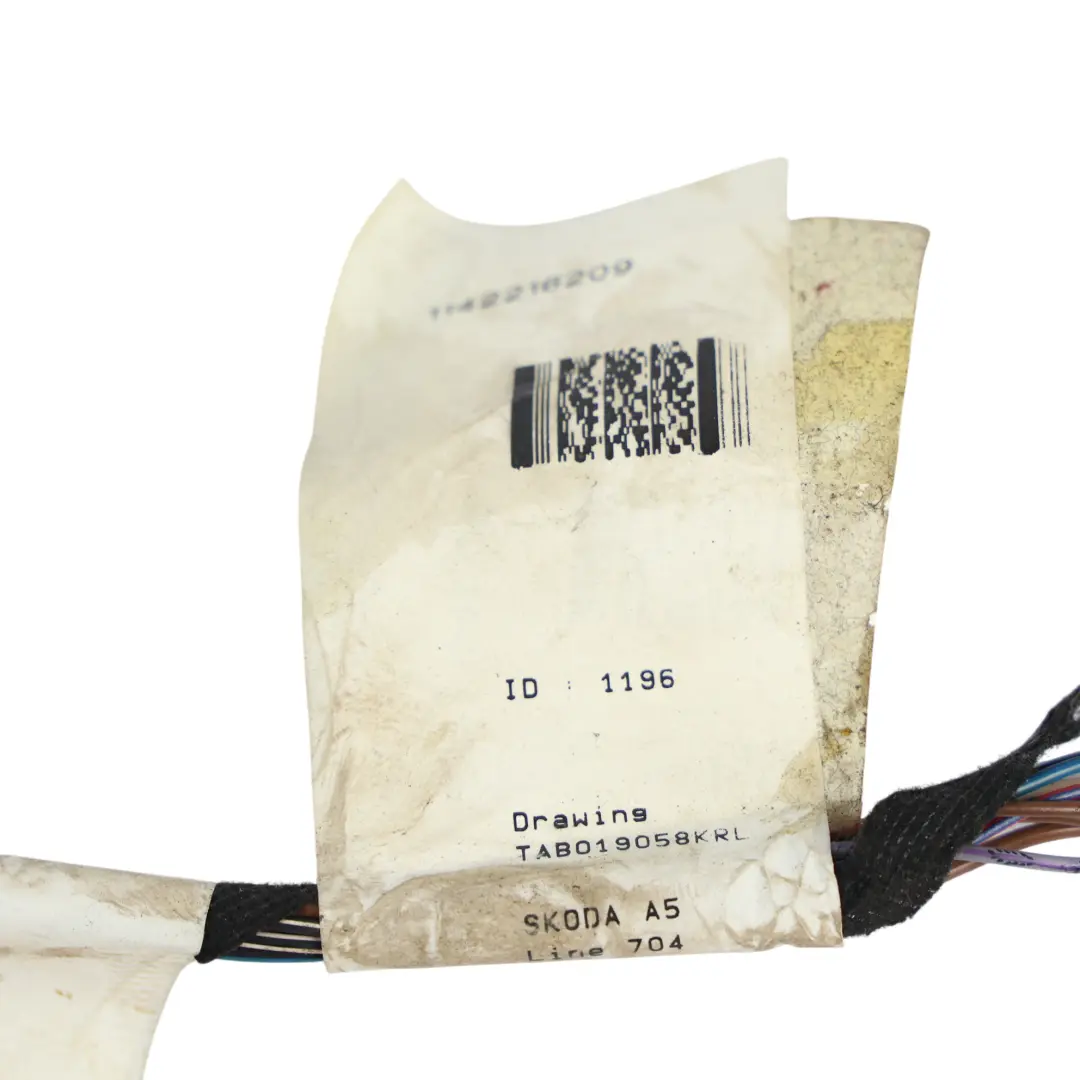 Skoda Octavia MK2 1Z Cable Cableado Piloto Trasero Izquierdo - SKU 1Z5945111B-2 - Número de pieza 1Z5945111B