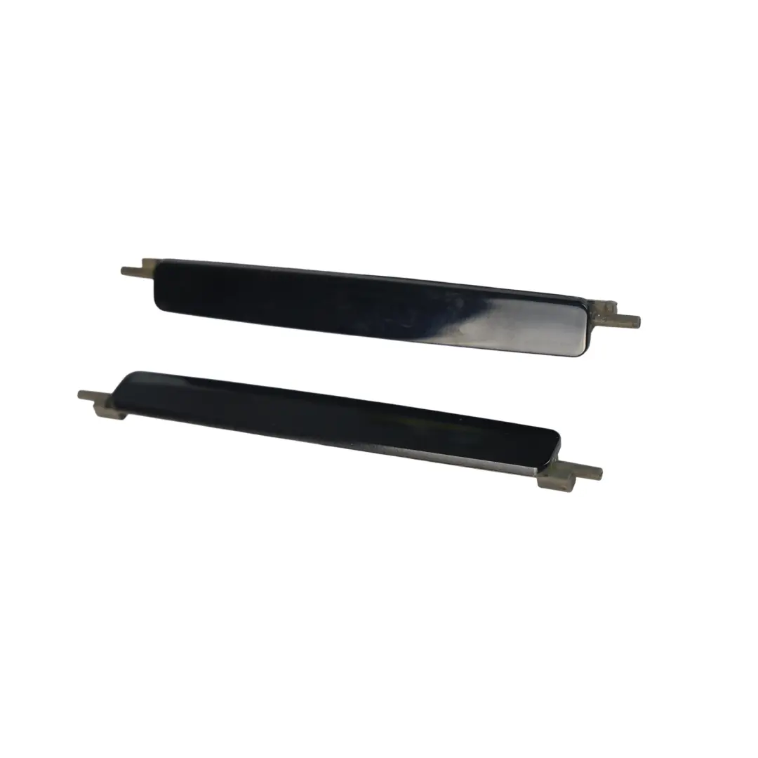 BMW F01 Roof Moulding Rail Cover Insert Trim Right O/S Azurit Black - S34 Set X2 - SKU 2152448-AZB1 - Part number 2152448