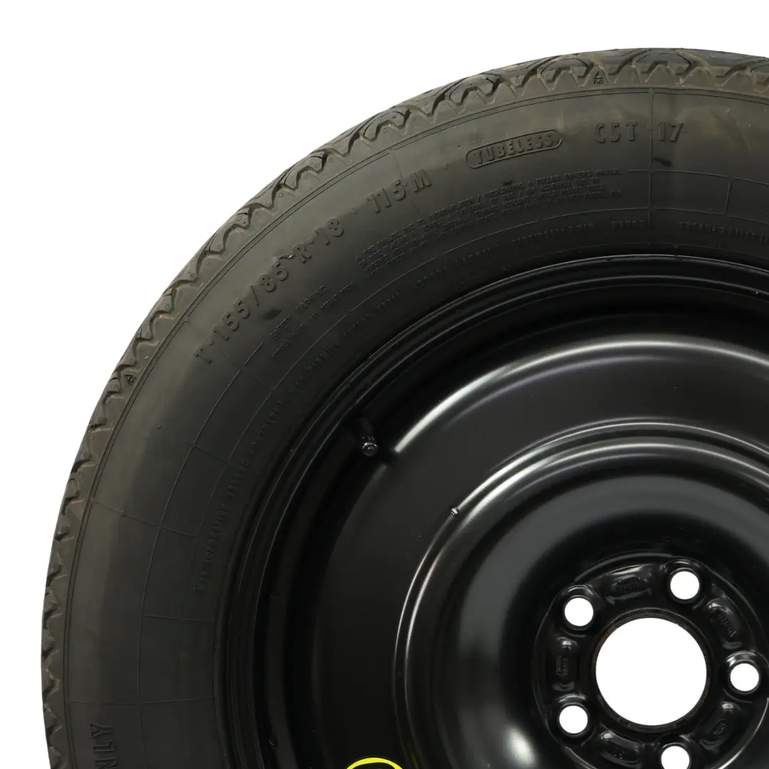 Spare Wheel Steel R18 ET15 155/80 BJ32-6A to Range Rover Evoque L538 with Part number 2180801 Range Rover Evoque L538 Spare Wheel Steel R18 ET15 155/80 BJ32-6A - SKU 2180801 - Part number 2180801