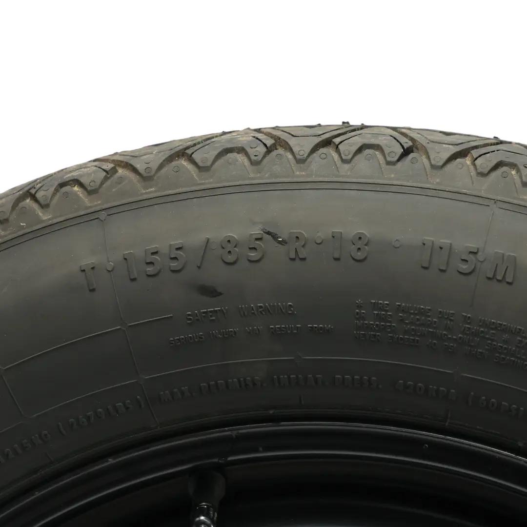 Spare Wheel Steel R18 ET15 155/85 BJ32-6A to Range Rover Evoque L538 with Part number 2180801 Range Rover Evoque L538 Spare Wheel Steel R18 ET15 155/85 BJ32-6A - SKU 2180801 - Part number 2180801