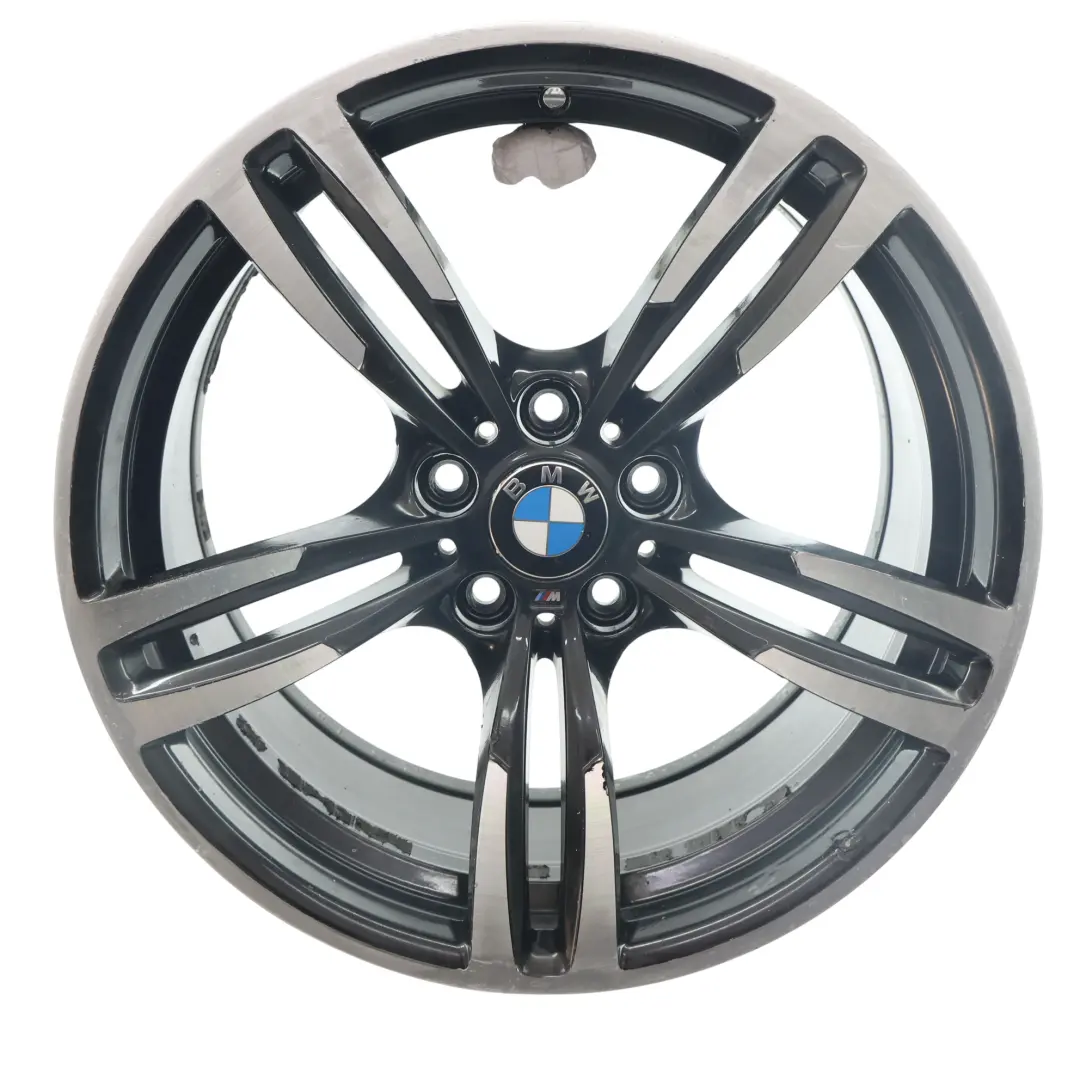 BMW F80 M3 F82 M4 Hinterrad Alufelge M Doppelspeiche 437M 19" 10J - SKU 2284756-1 - Teilenummer 2284756