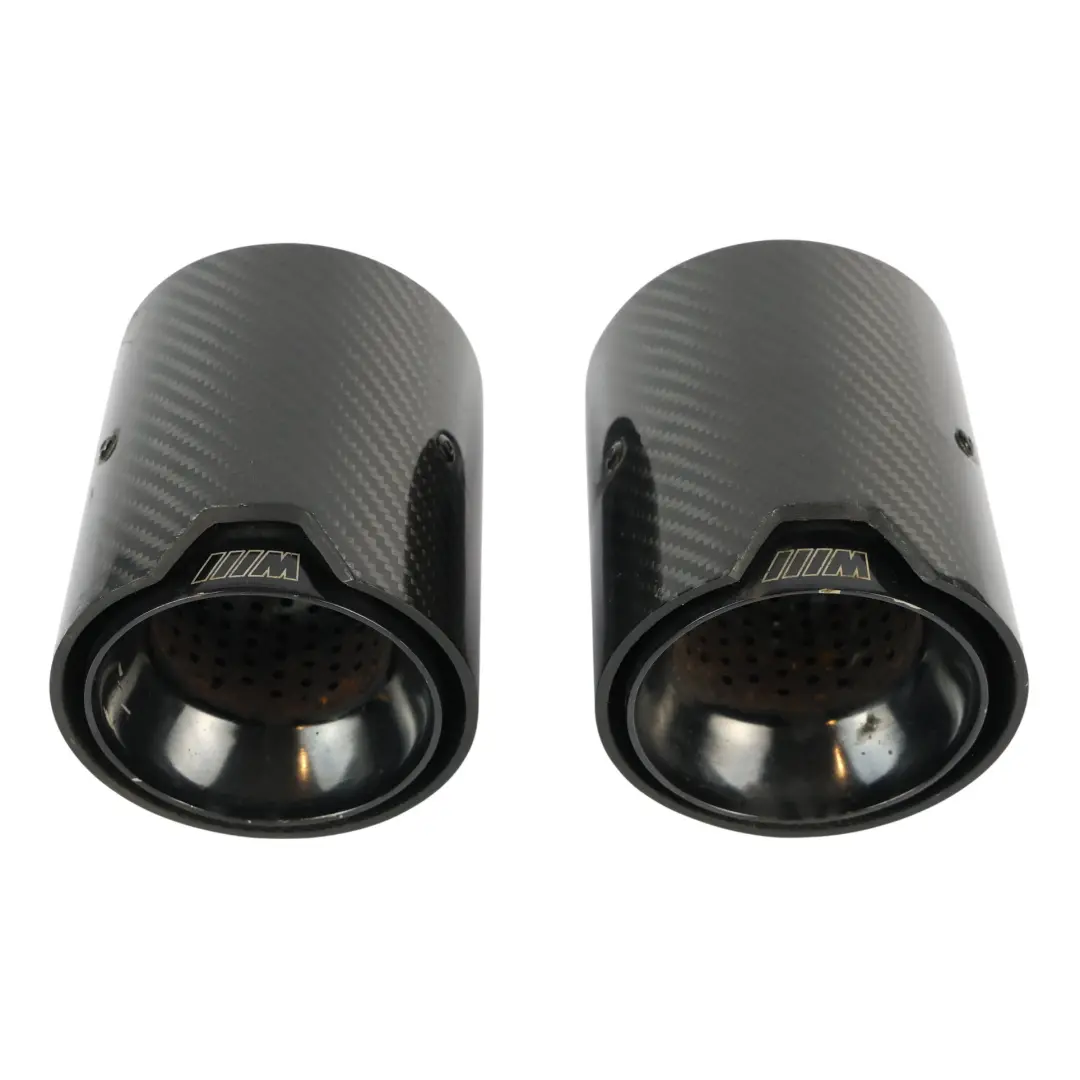 M140i B58 Puntas Escape M Performance Silenciador Negro Carbono para BMW F20 F21 LCI con número de pieza 2286255 BMW F20 F21 LCI M140i B58 Puntas Escape M Performance Silenciador Negro Carbono - SKU 2286255 - Número de pieza 2286255