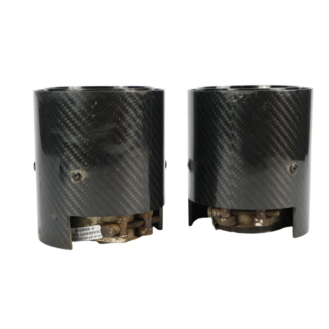 BMW F20 F21 LCI M140i B58 Embouts Échappement M Performance Carbone Noir - SKU 2286255 - Numéro de pièce 2286255