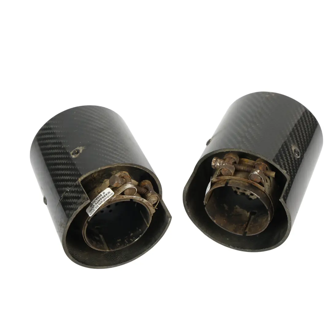 M140i B58 Exhaust Tips M Performance Muffler Pipe Black Carbon to BMW F20 F21 LCI with Part number 2286255 BMW F20 F21 LCI M140i B58 Exhaust Tips M Performance Muffler Pipe Black Carbon - SKU 2286255 - Part number 2286255