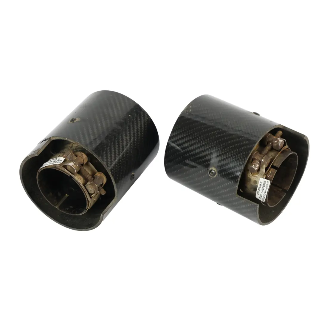 BMW F20 F21 LCI M140i B58 Końcówki Wydechu M Performance Czarne Carbon - SKU 2286255 - Numer Części 2286255