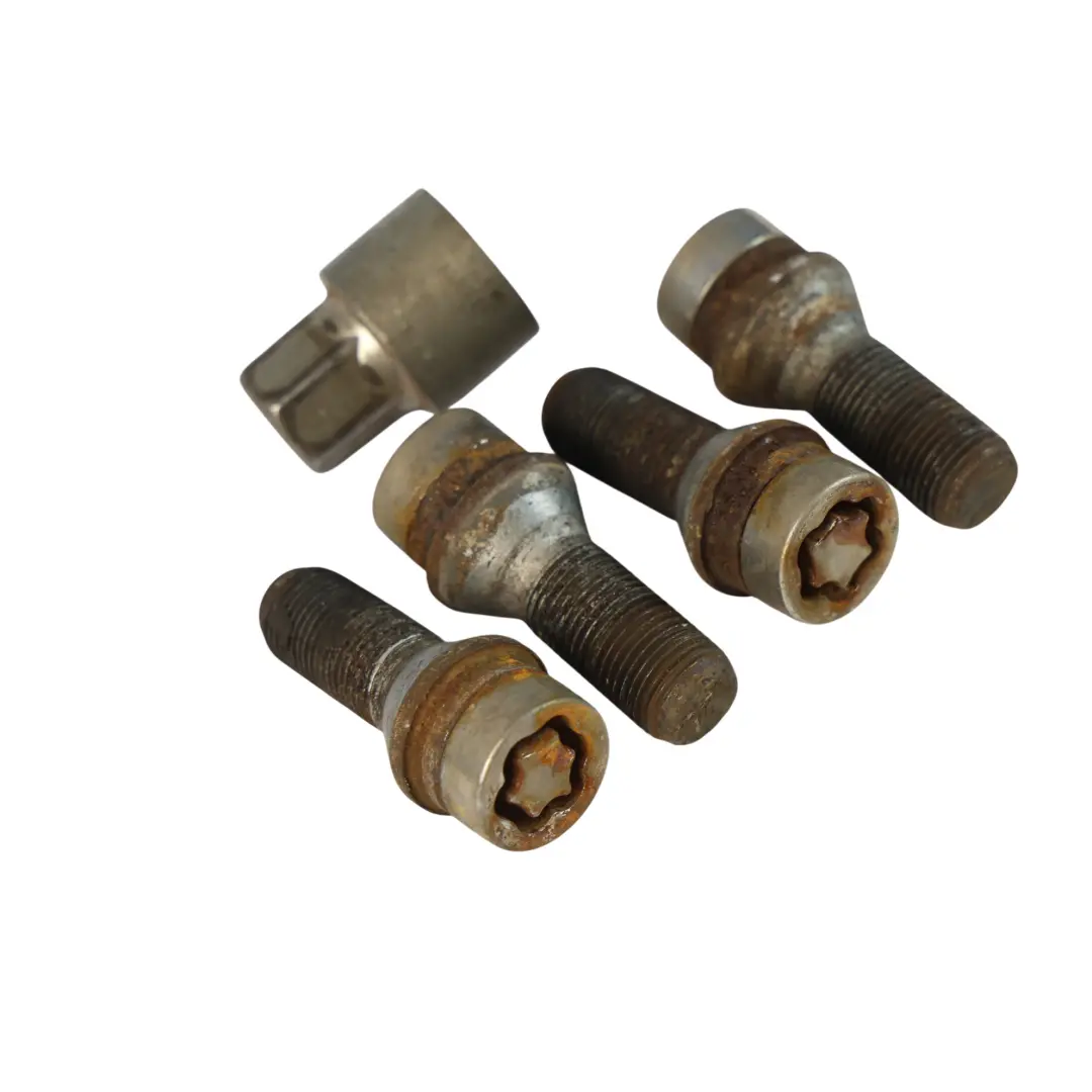 Set Bulloni Sicurezza Dadi Ruote per BMW F20 F21 F30 F31 F33 con numero di parte 2453961 BMW F20 F21 F30 F31 F33 Set Bulloni Sicurezza Dadi Ruote - SKU 2453961-5 - Numero di parte 2453961