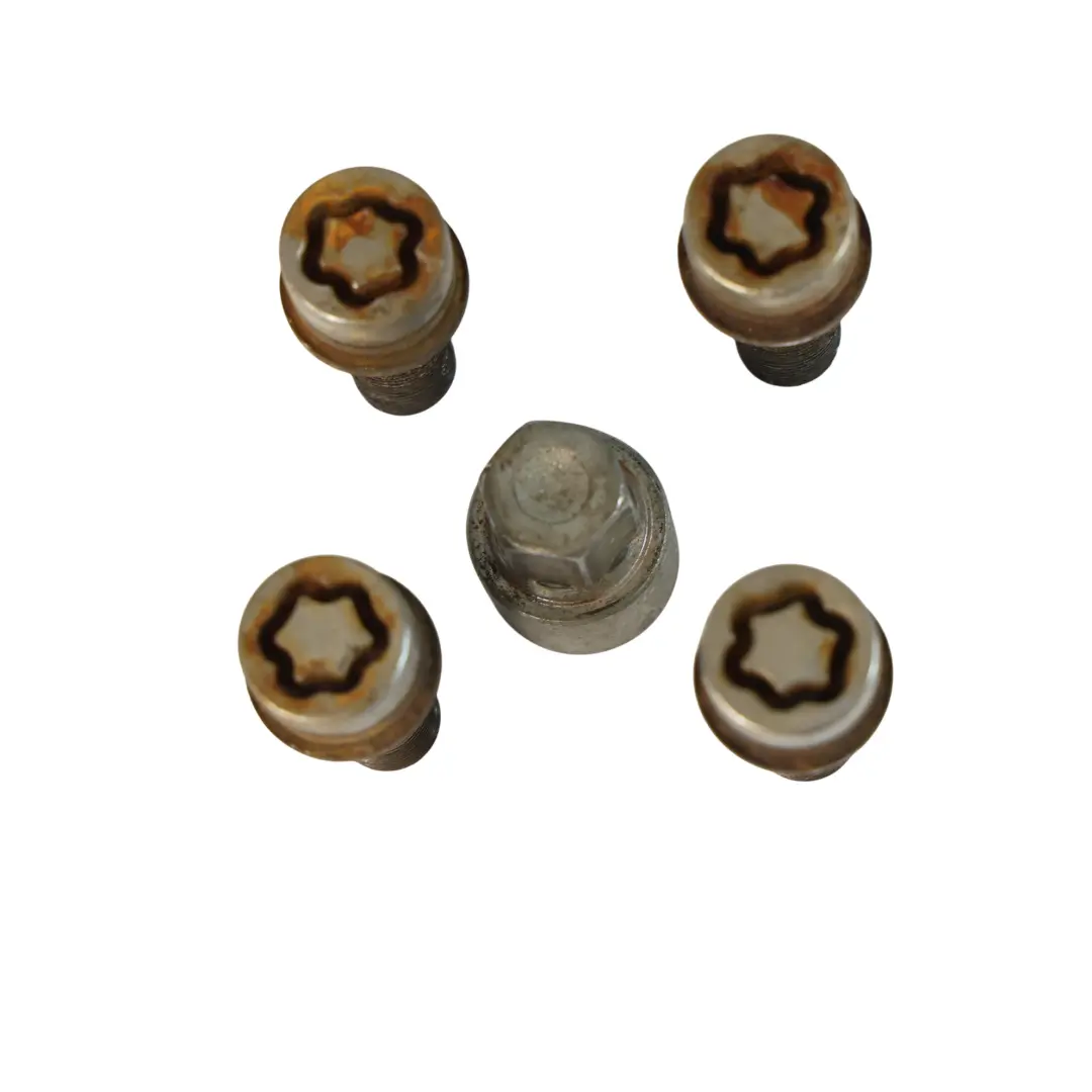 Juego Tuercas Seguridad Antirrobo Ruedas para BMW F20 F21 F30 F31 F33 con número de pieza 2453961 BMW F20 F21 F30 F31 F33 Juego Tuercas Seguridad Antirrobo Ruedas - SKU 2453961-5 - Número de pieza 2453961