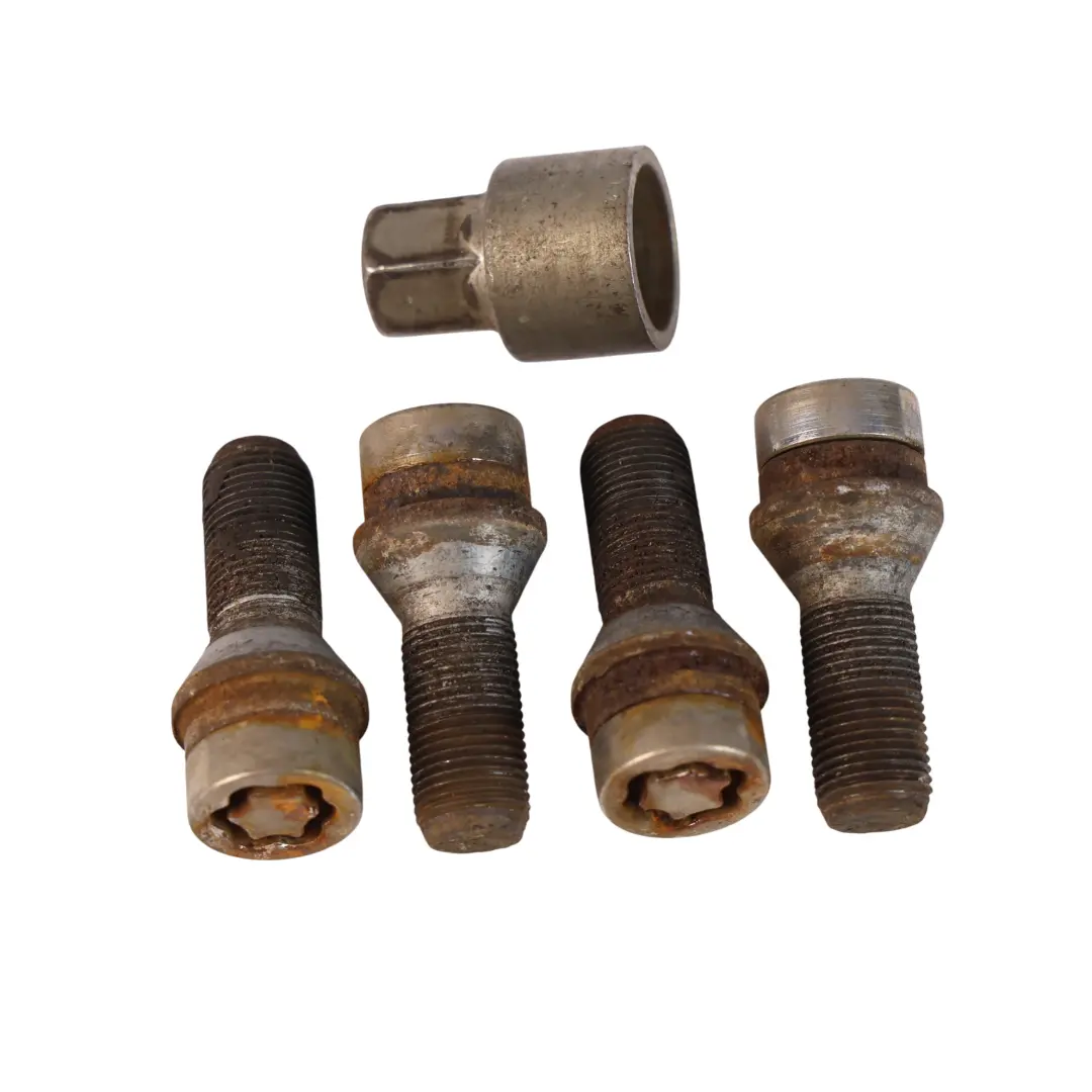 BMW F20 F21 F30 F31 F33 Security Bolt Set Locking Wheel Locks Nut - SKU 2453961-5 - Part number 2453961