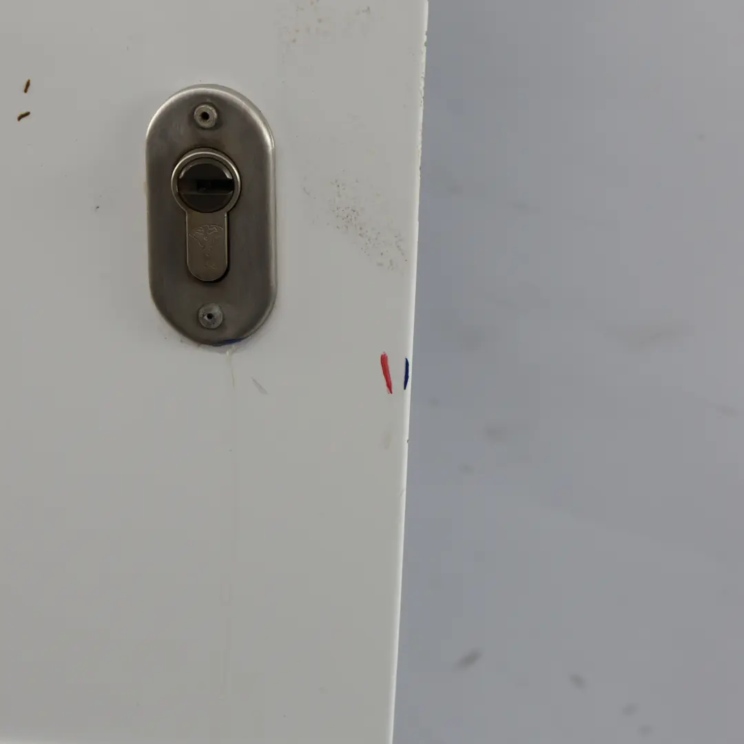 Ford Transit Connect Schiebetür Hinten Links Seitentür Frozen White Weiss - Z2 - SKU 2504619-FW - Teilenummer 2504619