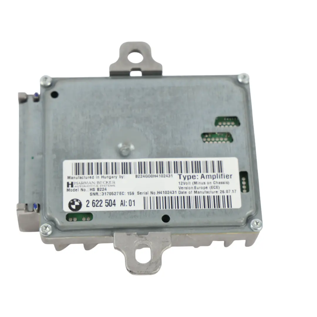 BMW F30 F31 F32 F33 Module Contrôle Son Actif Harman Becker - SKU 2622504 - Numéro de pièce 2622504