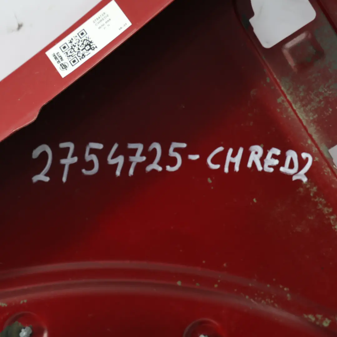 Mini R55 R56 R57 R58 R59 Pannello Laterale Ant. SX Parafango Peperoncino Rosso - - SKU 2754725-CHRED2 - Numero di parte 2754725