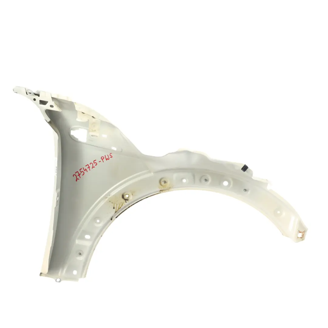 Side Panel Front Left Wing Fender N/S Pepper White - 850 to Mini R55 R56 R57 with Part number 2754725 Mini R55 R56 R57 Side Panel Front Left Wing Fender N/S Pepper White - 850 - SKU 2754725-PW5 - Part number 2754725