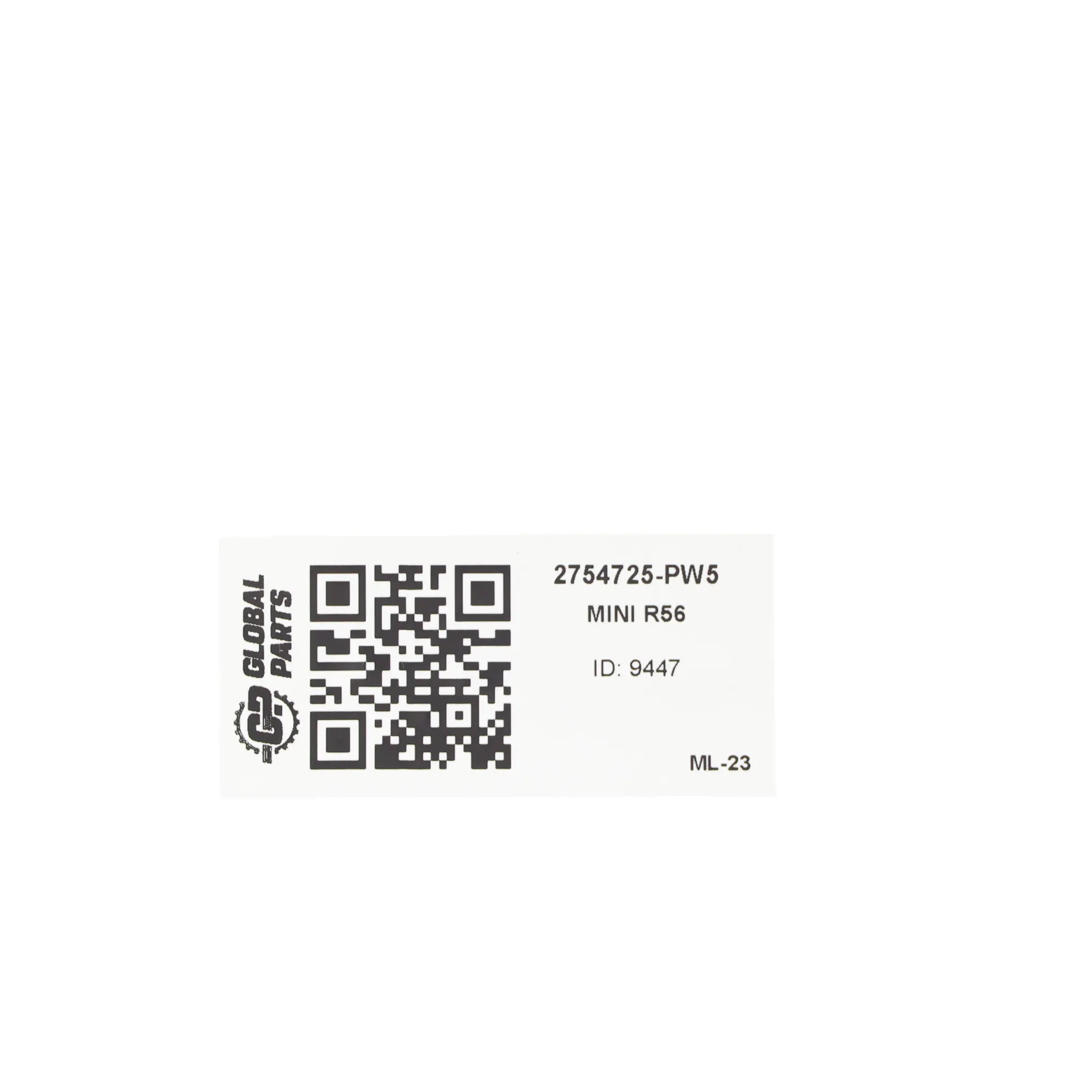 Mini R55 R56 R57 Seitenverkleidung Vorne Links Kotflügel Pepper White - 850