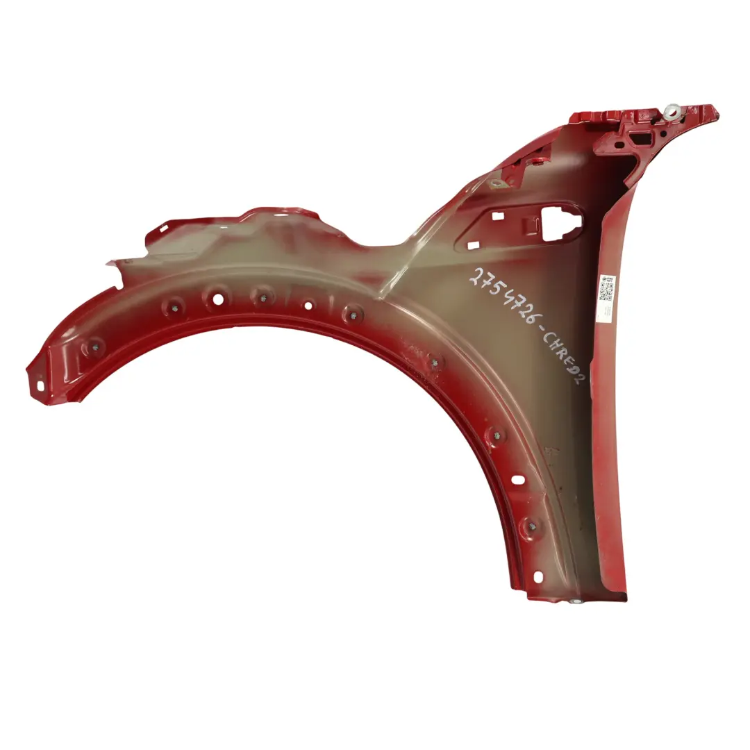 Side Panel Front Right Wing O/S Chili Red - 851 to Mini Cooper R55 R56 R57 2 with Part number 2754726 Mini Cooper R55 R56 R57 2 Side Panel Front Right Wing O/S Chili Red - 851 - SKU 2754726-CHRED2 - Part number 2754726