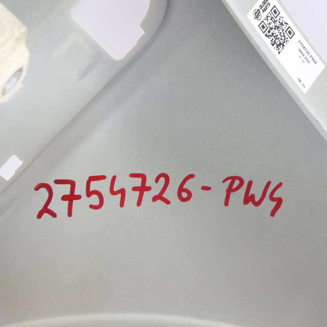 Mini Cooper R56 Błotnik Prawy Pepper White Biały - 850 - SKU 2754726-PW4 - Numer Części 2754726