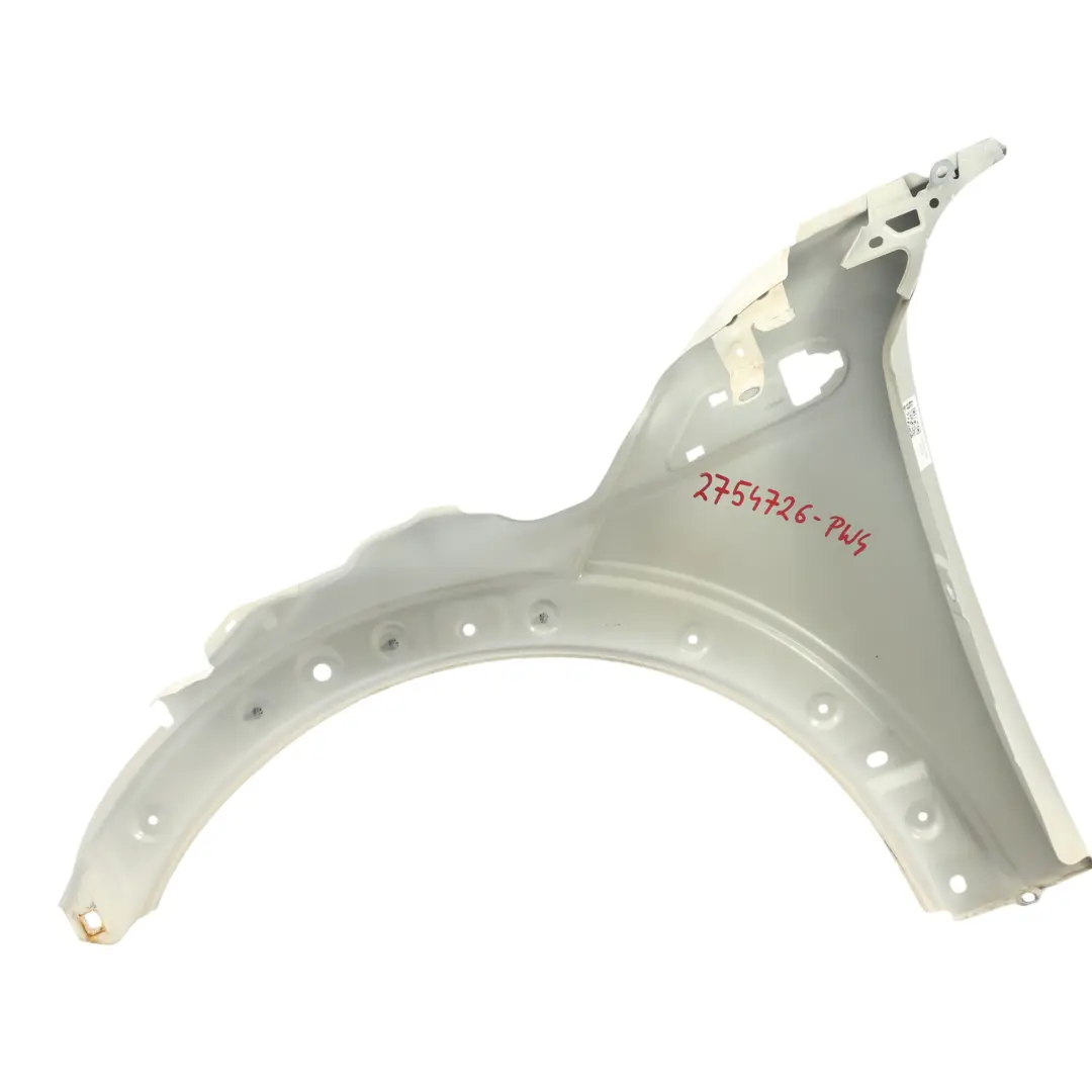 Panel Lateral Delantero Ala Derecha Pepper Blanco - 850 para Mini R55 R56 R57 con número de pieza 2754726 Mini R55 R56 R57 Panel Lateral Delantero Ala Derecha Pepper Blanco - 850 - SKU 2754726-PW4 - Número de pieza 2754726