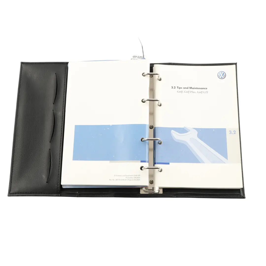 Mk5 Owner's Handbook Technical Data Books Case Wallet Set to Volkswagen VW Golf with Part number 281551GGI20 Volkswagen VW Golf Mk5 Owner's Handbook Technical Data Books Case Wallet Set - SKU 281551GGI20 - Part number 281551GGI20