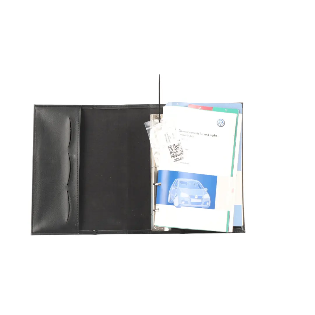 Volkswagen VW Golf Mk5 Owner's Handbook Technical Data Books Case Wallet Set - SKU 281551GGI20 - Part number 281551GGI20