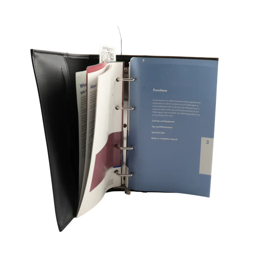 Volkswagen VW Golf Mk5 Owner's Handbook Technical Data Books Case Wallet Set - SKU 281551GGI20 - Part number 281551GGI20