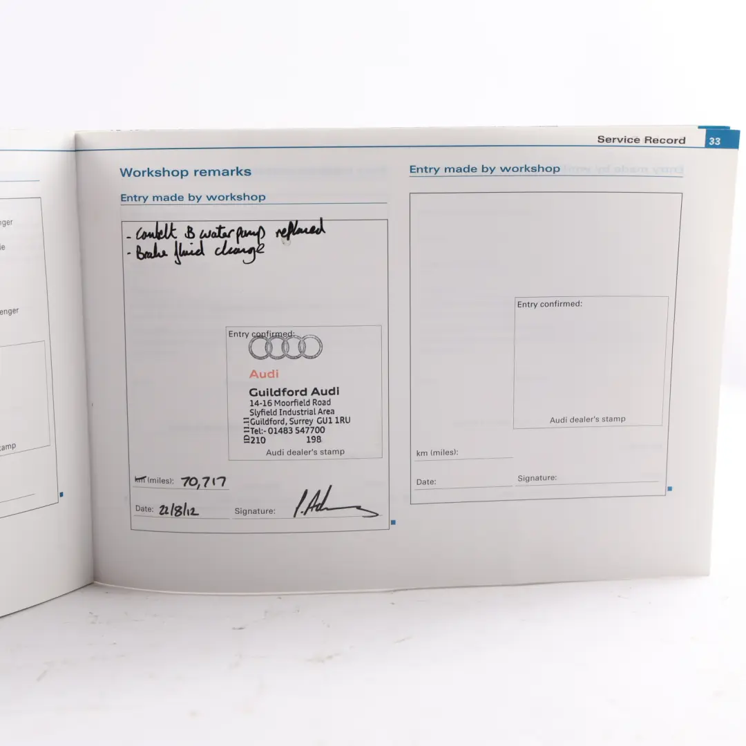 Owner's Handbook Manual Service Booklet Pouch Case Wallet Set to Audi TT 8J with Part number 2815618J320 Audi TT 8J Owner's Handbook Manual Service Booklet Pouch Case Wallet Set - SKU 2815618J320 - Part number 2815618J320