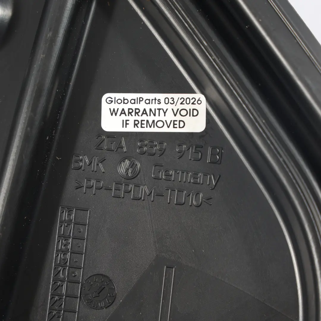 Door Inner Panel Trim Genuine Rear Left N/S to Volkswagen T-Roc R A11 with Part number 2GA839915B Volkswagen T-Roc R A11 Door Inner Panel Trim Genuine Rear Left N/S - SKU 2GA839915B - Part number 2GA839915B