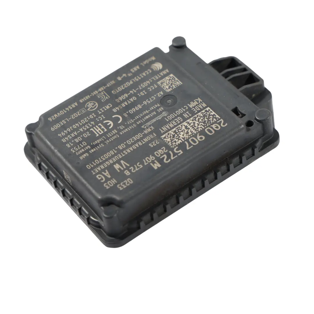 Audi Q2 GA VW Tiguan AD Czujnik Radarowy Przedni Sterownik ECU - SKU 2Q0907572M - Numer Części 2Q0907572M