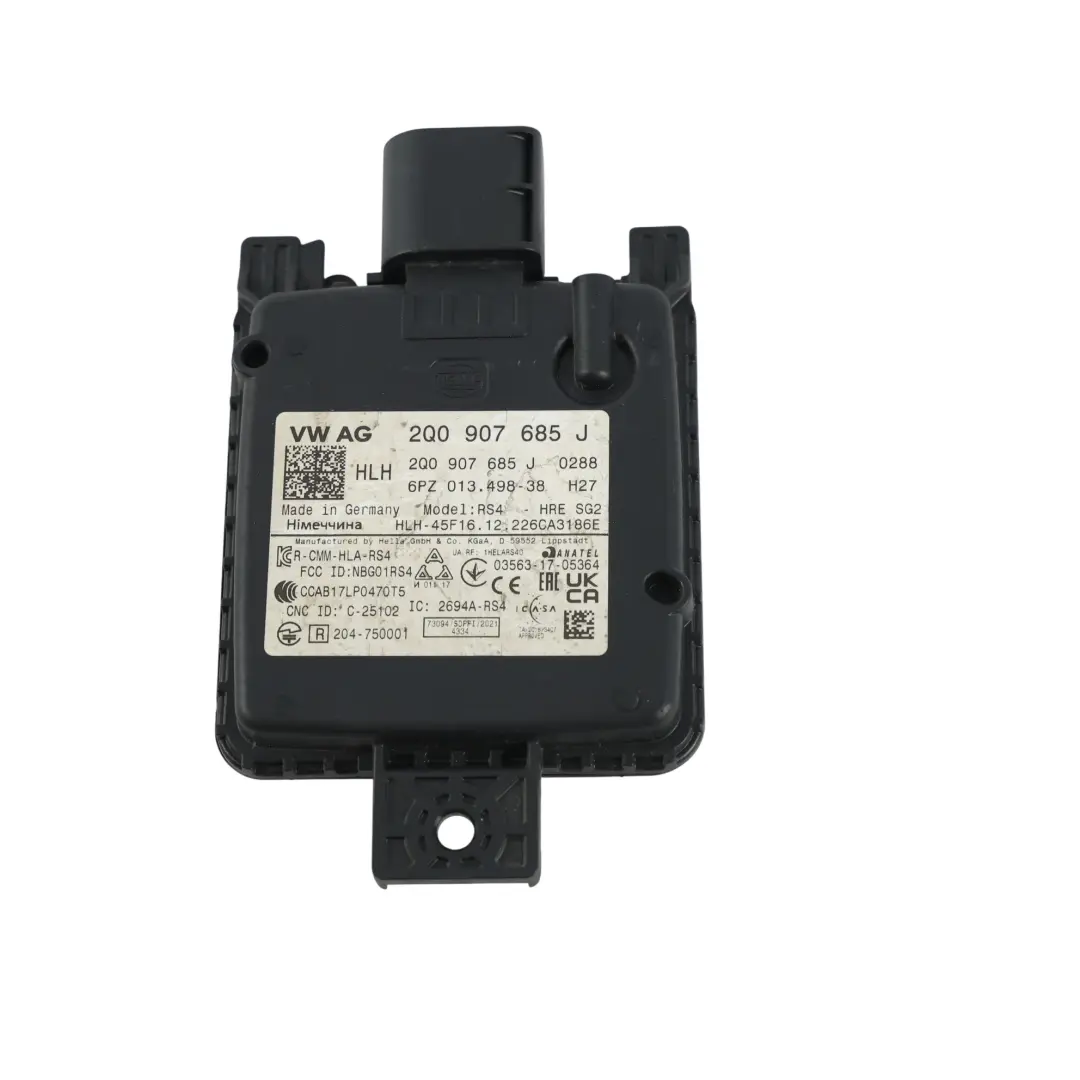 Mk8 Spurwechsel Assistent Modul Steuergerät Links für Skoda Golf mit Teilenummer 2Q0907685J Skoda Golf Mk8 Spurwechsel Assistent Modul Steuergerät Links - SKU 2Q0907685J - Teilenummer 2Q0907685J