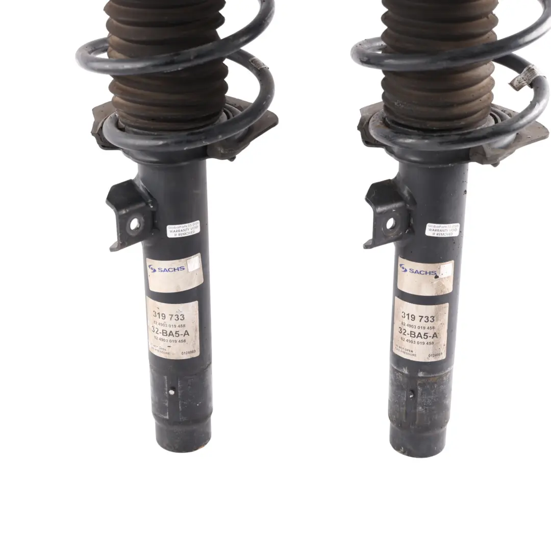 Sachs Spring Strut Shock Absorber Set Front Suspension Struts to BMW F30 with Part number 319733 BMW F30 Sachs Spring Strut Shock Absorber Set Front Suspension Struts - SKU 319733 - Part number 319733