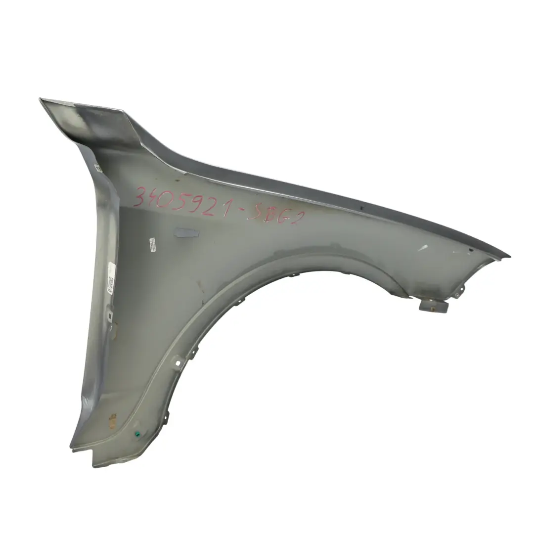 Fender Panel BMW X3 E83 Side Wing Front Left N/S Silbergrau Silver Grey - A08 to with Part number 3405921 Fender Panel BMW X3 E83 Side Wing Front Left N/S Silbergrau Silver Grey - A08 - SKU 3405921-SBG2 - Part number 3405921