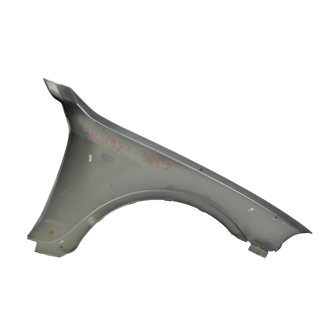  Guardabarros BMW X3 E83 Aleta Lateral Delantera Izquierda Silbergrau Gris - A08 - SKU 3405921-SBG2 - Número de pieza 3405921